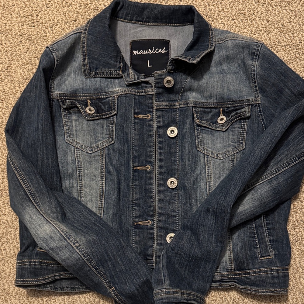Maurices Classic Blue Denim Jacket